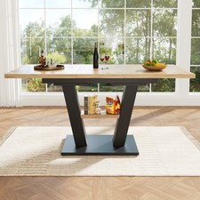 Dining Table 118-157cm Wood