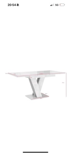 Extendable table 120 - table, 120-160x80cm